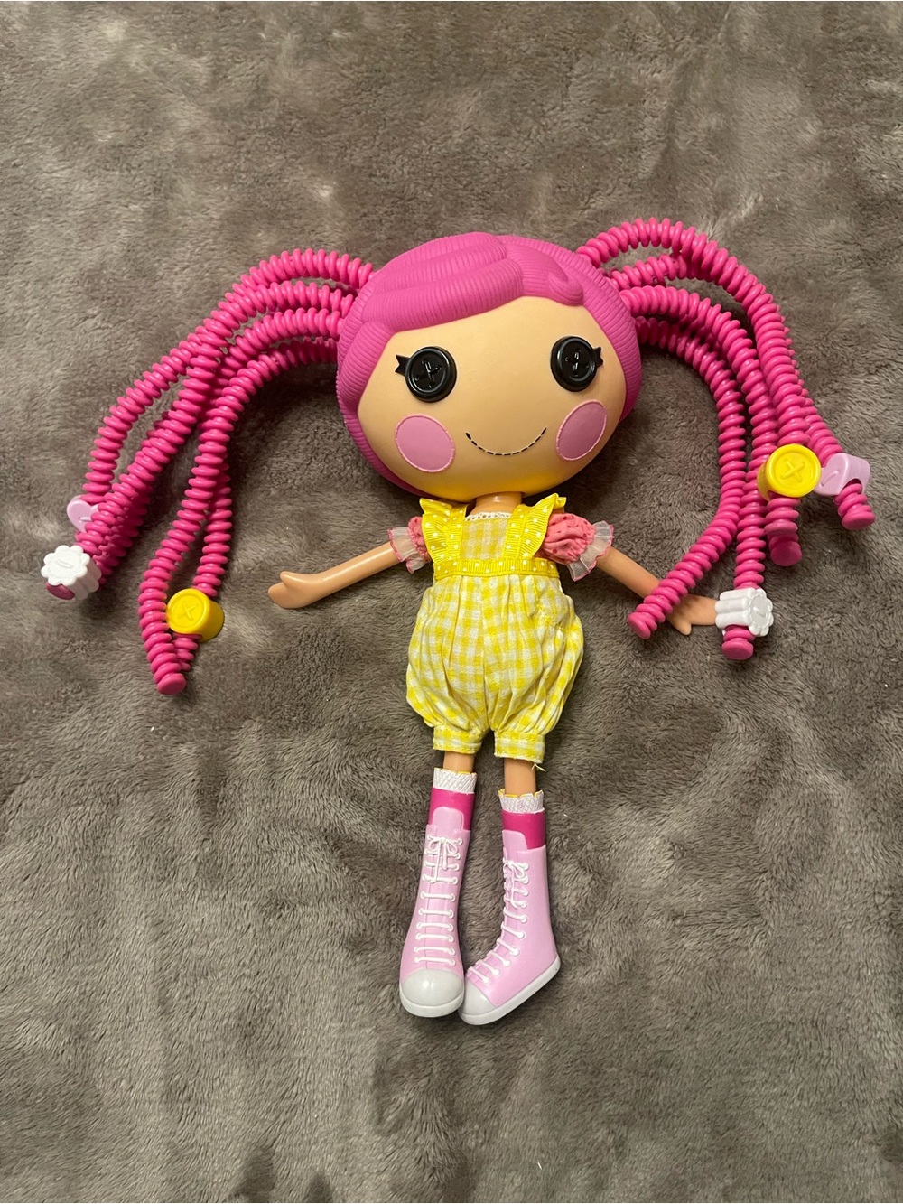 Lalaloopsy Crumbs Sugar Cookie 2010 12” Doll w Dress & Shoes